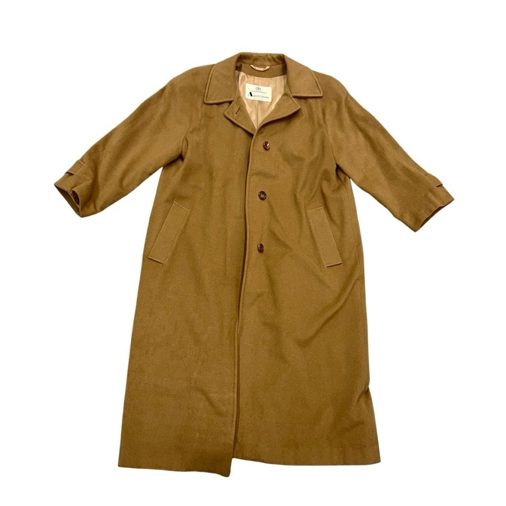 Aquascutum of London Pure Cashmere Camel Coat Made in England Size M/54